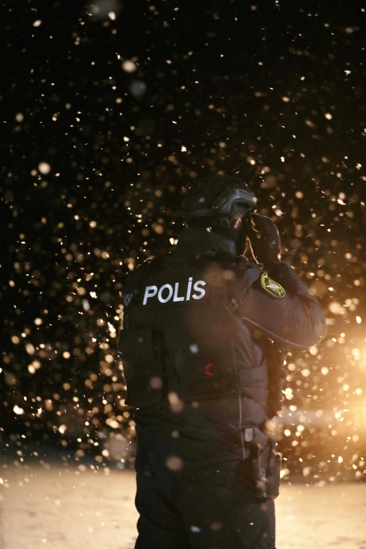 Yollarda əlavə polis naryadları cəlb edildi - FOTOLAR